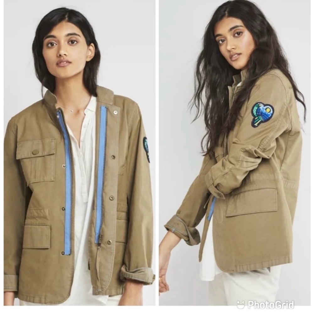 *Auth* Tory Burch Lara Army Jacket